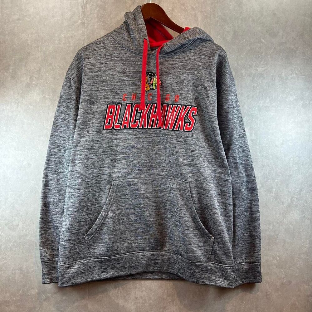 Nhl Men's Grey Hoodie